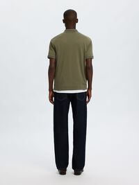 SHORT SLEEVED KNITTED POLO SHIRT, Kalamata, highres