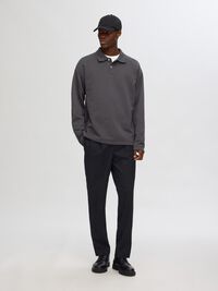 VISCOSEMIX PLOOIEN BROEK, Black, highres
