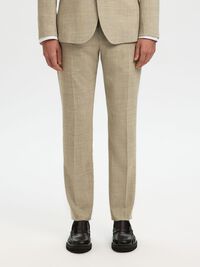 SLIM FIT SUIT TROUSERS, Sand, highres
