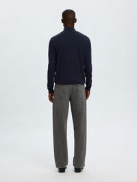 ZIP-UP CARDIGAN, Navy Blazer, highres