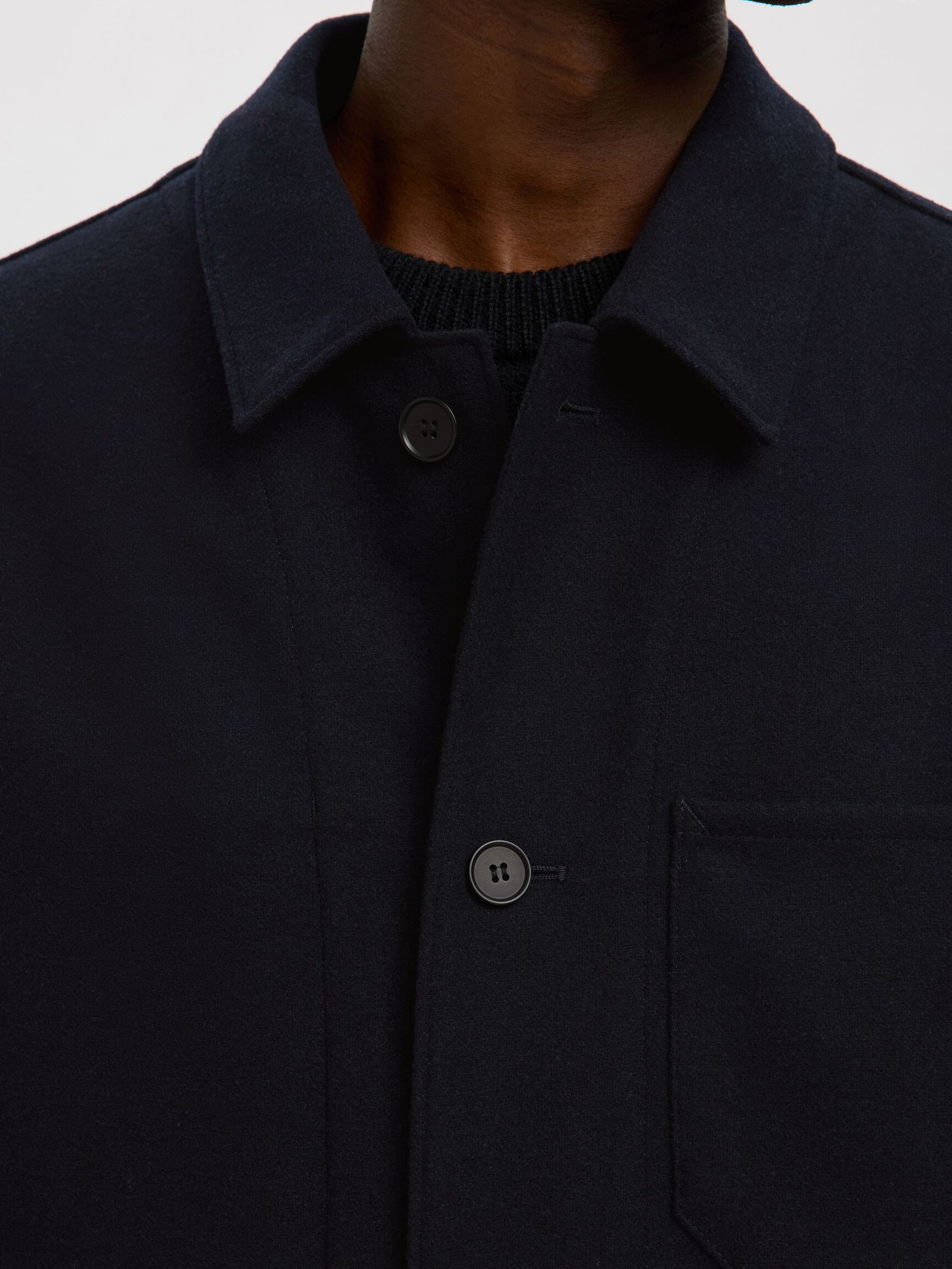 WOLMIX BLAZER, Navy Blazer, highres