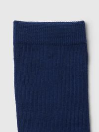 COTTON BLEND SOCKS, Ocean Cavern, highres