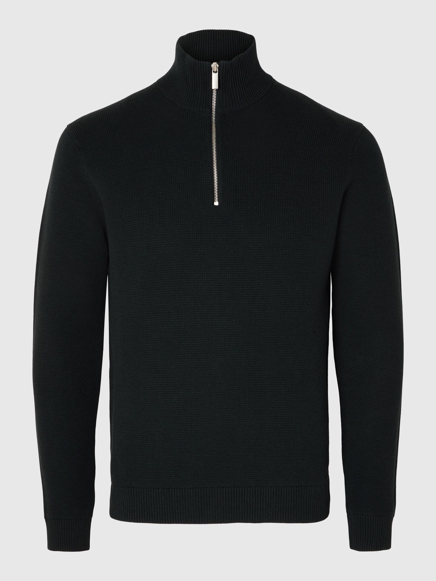 DEMI-FERMETURE ÉCLAIR PULL, Black, highres