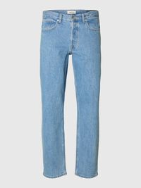 190 TAPERED FIT JEANS, Light Blue Denim, highres