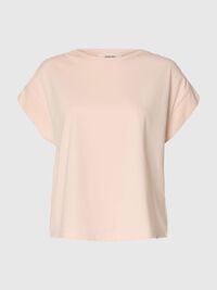 COTTON SHORT SLEEVED TOP, Pale Dogwood, highres
