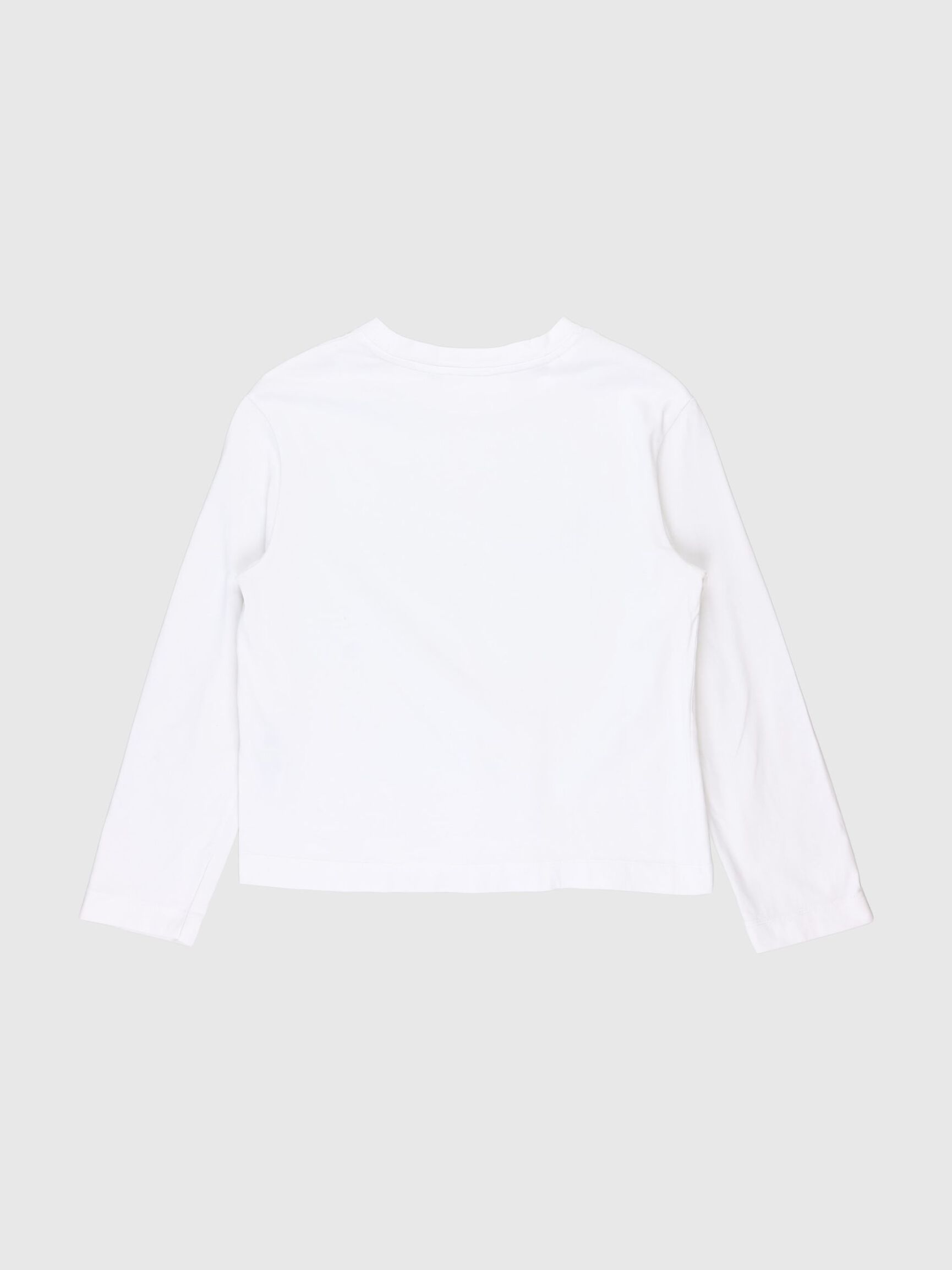 LONG-SLEEVED BOXY T-SHIRT, Bright White, highres