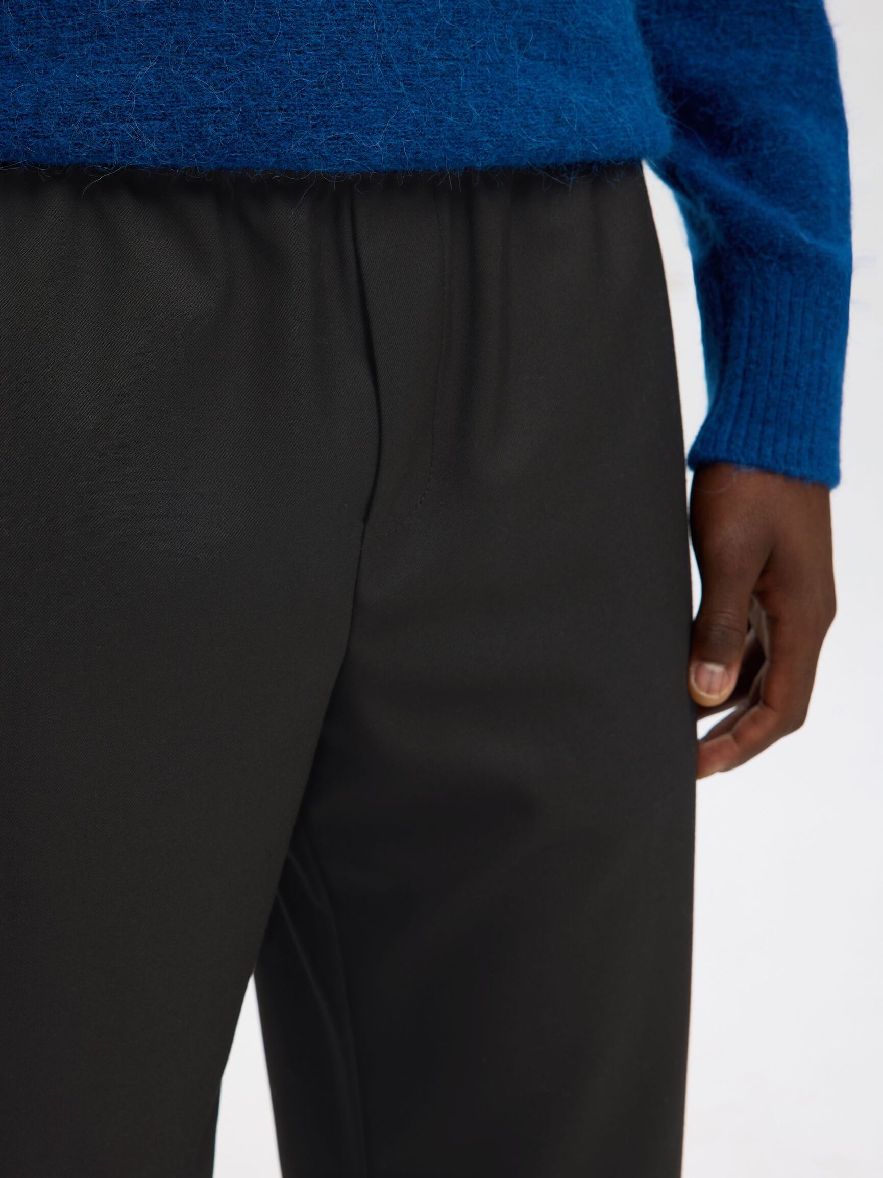 196 STRAIGHT-LEG BROEK, Black, highres