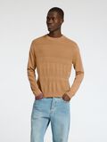 Selected 100% MERINO WOOL CREWNECK JUMPER, Chipmunk, highres - 16097826_Chipmunk_003.jpg