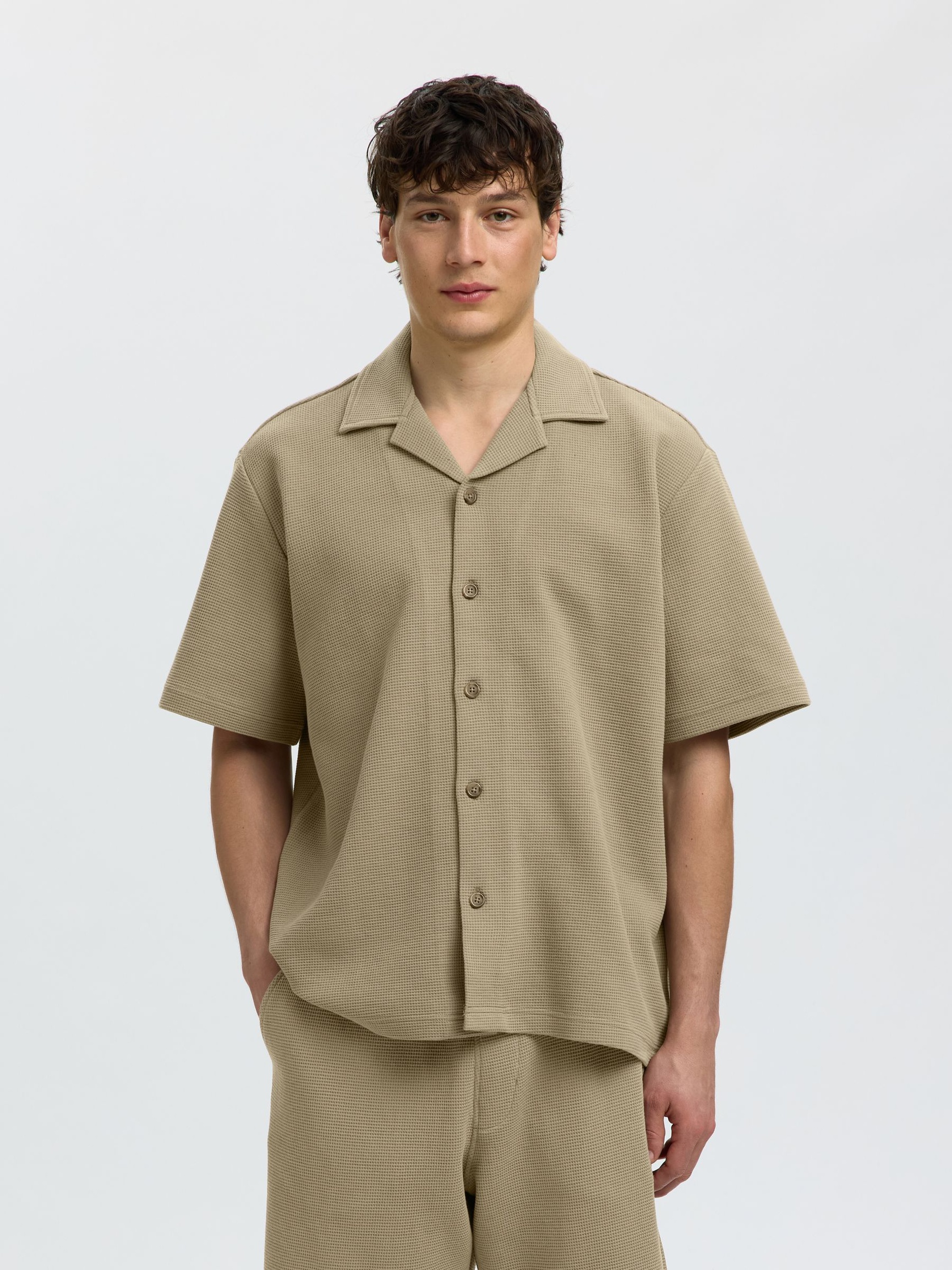 CAMICIA OVER, Vetiver, highres