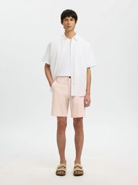 SEERSUCKER SHORTS, Rose Dawn, highres