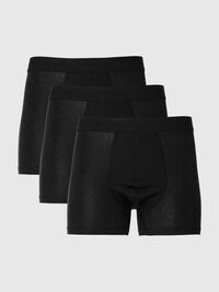 3-PACK TRUNKS, Black, highres