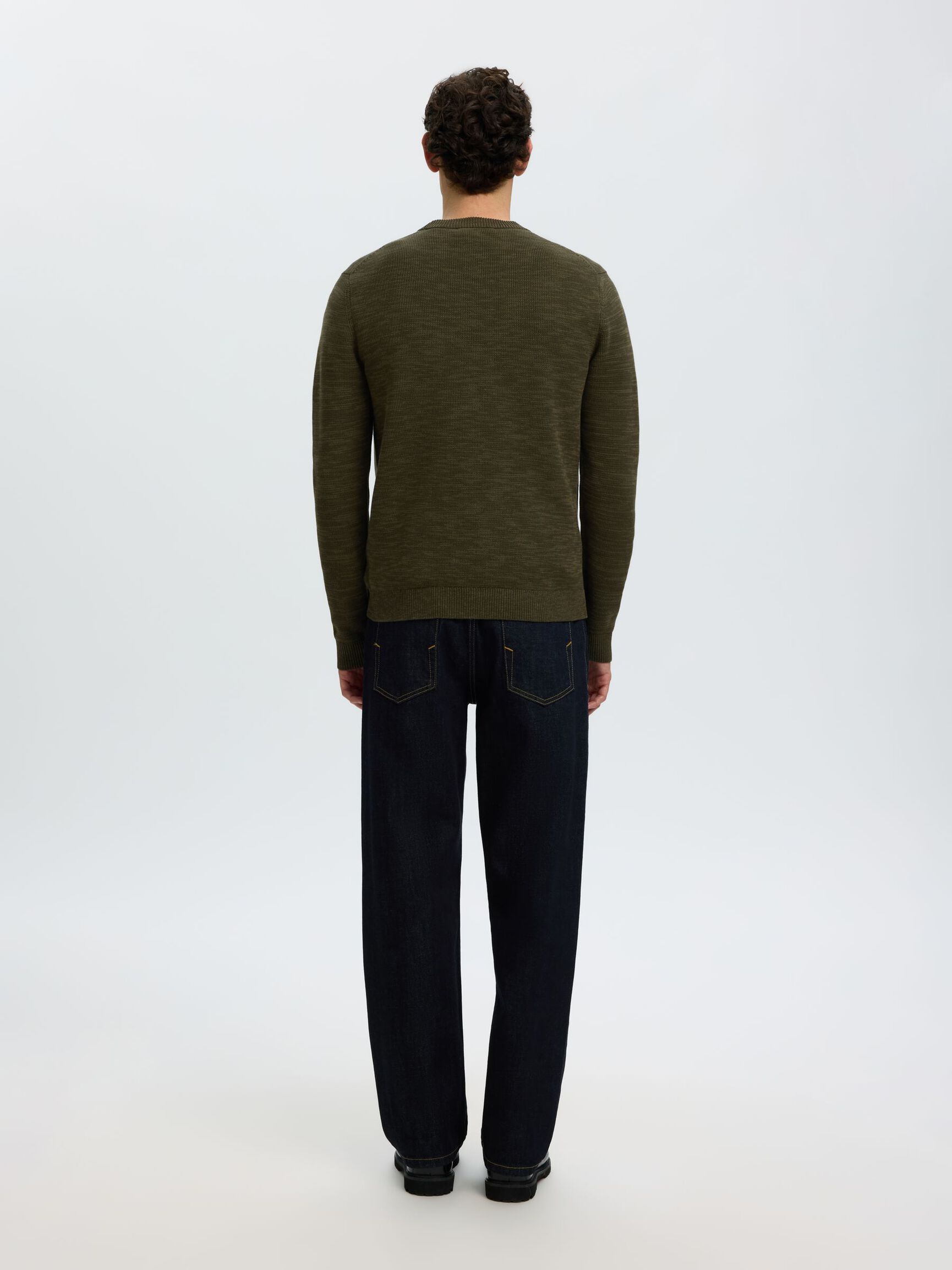 CREWNECK PULLOVER, Forest Night, highres
