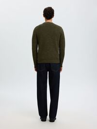 CREWNECK PULLOVER, Forest Night, highres