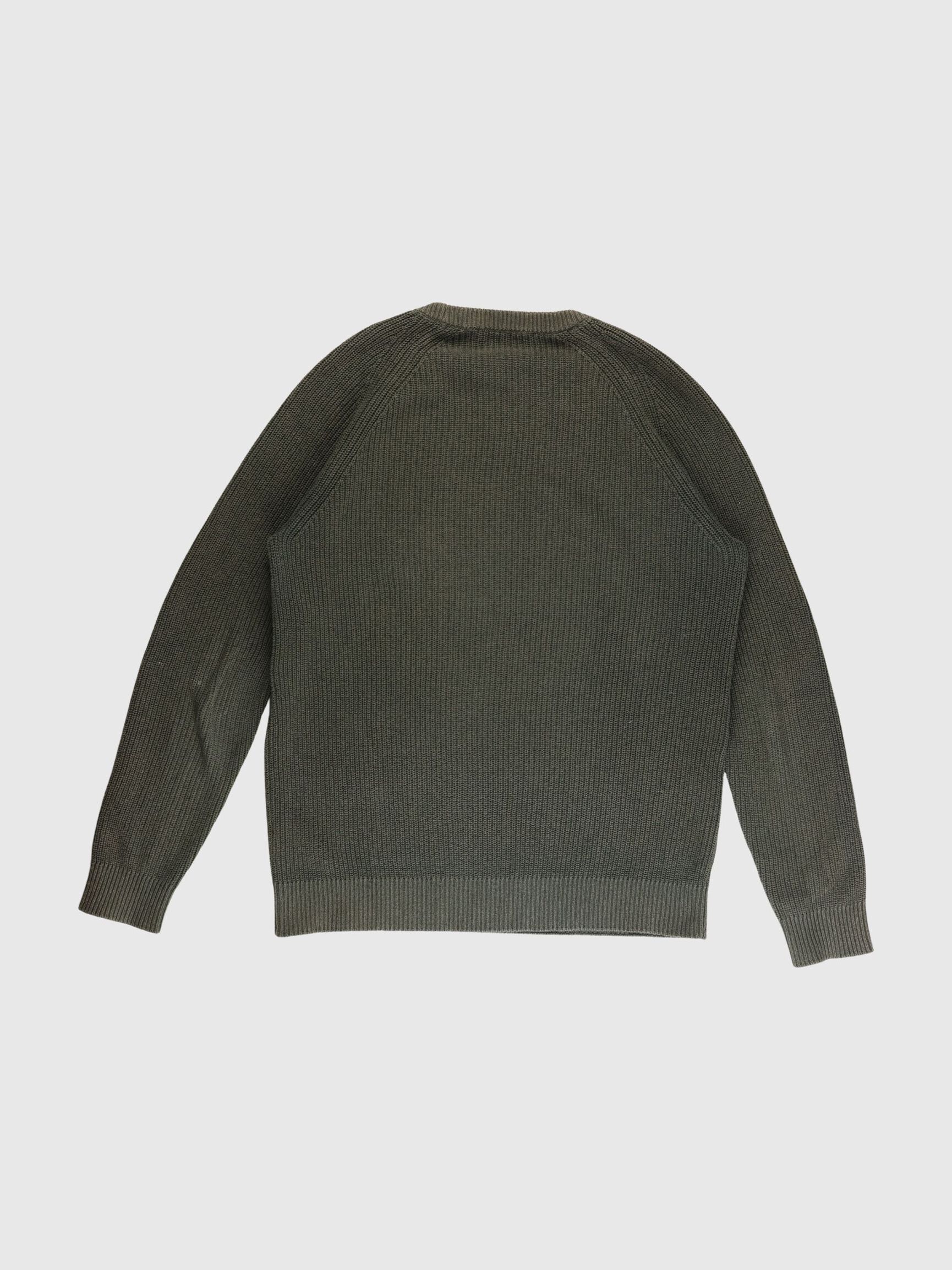 HEAVY TEXURED PULLOVER, Forest Night, highres