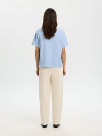 BOXY T-SHIRT, Cashmere Blue, highres