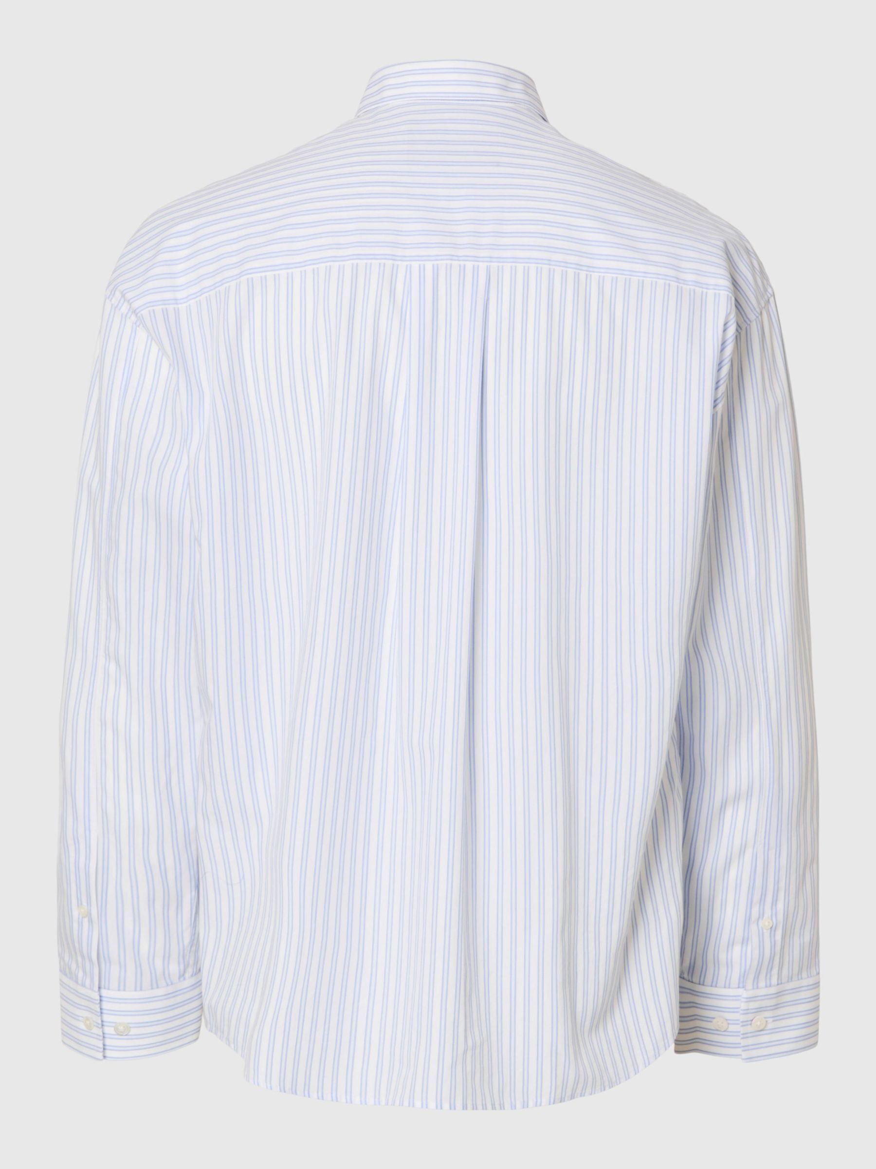 RELAXED FIT SHIRT, Cashmere Blue, highres