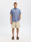 Selected KLASSIEKE OVERHEMD MET KORTE MOUWEN, Medium Blue Denim, highres - 16092495_MediumBlueDenim_005.jpg