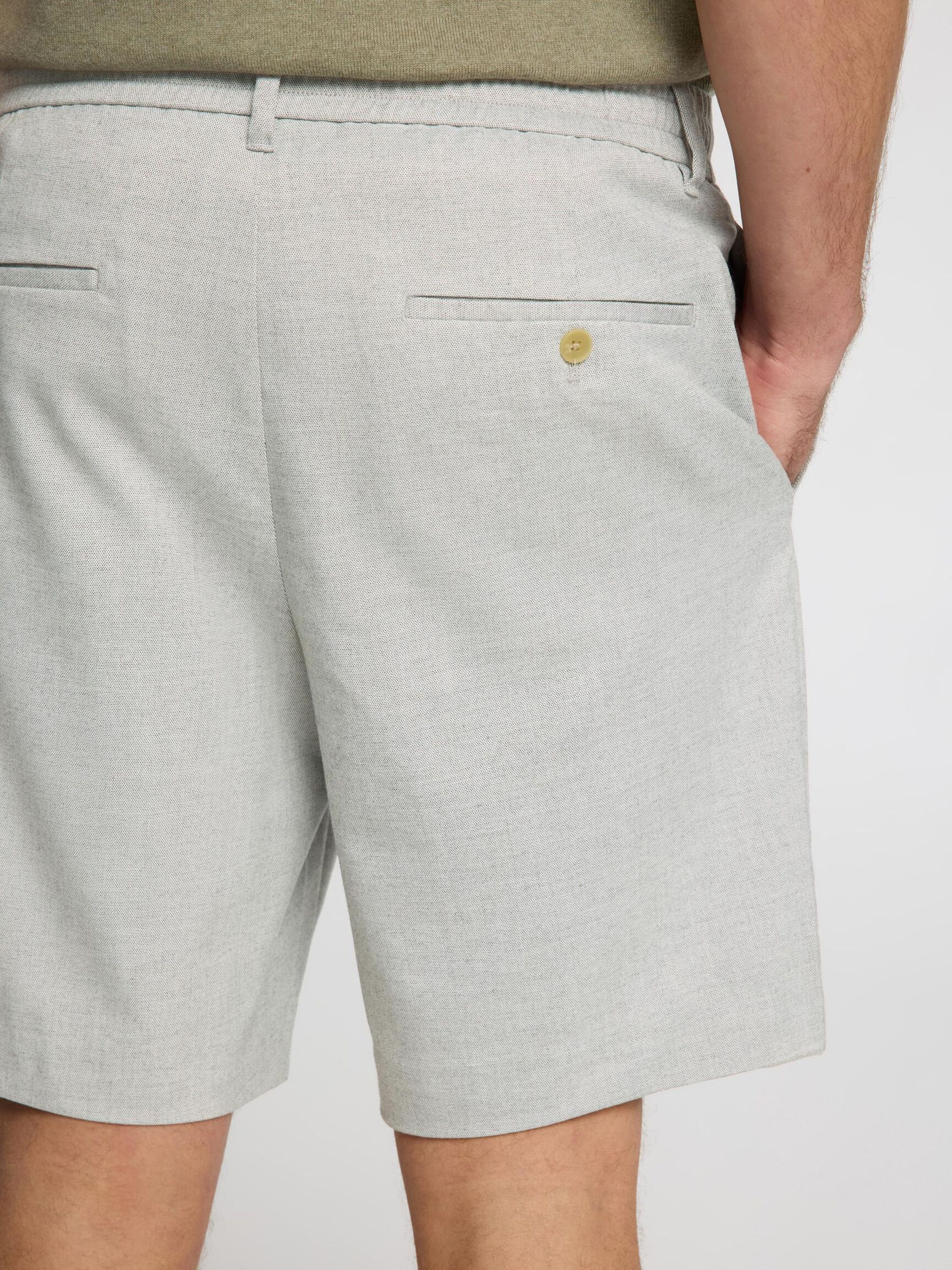 KORDELZUG SHORTS, Light Grey Melange, highres