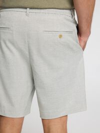 DRAWSTRING SHORTS, Light Grey Melange, highres