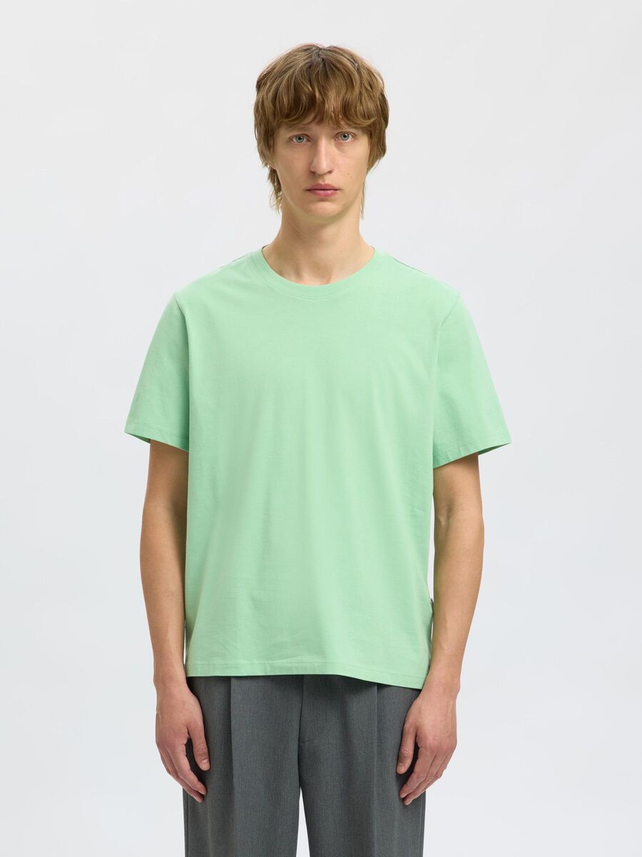 Selected REGULAR T-SHIRT, Hemlock, highres - 16087842_Hemlock_003.jpg