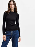 Selected RIBBED KNITTED JUMPER, Black, highres - 16085202_Black_008.jpg