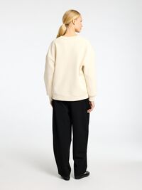 LANGE MOUWEN SWEATSHIRT, Birch, highres