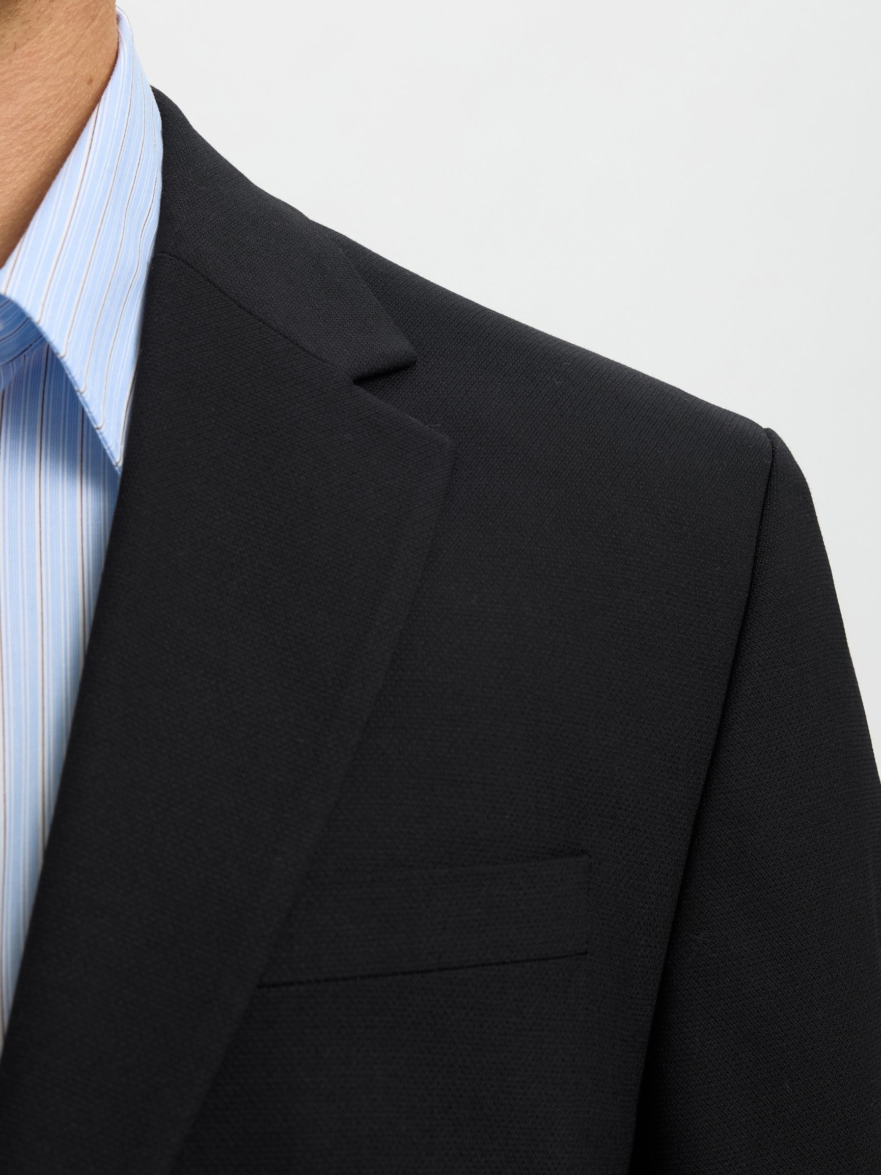 REGULAR FIT BLAZER, Black, highres