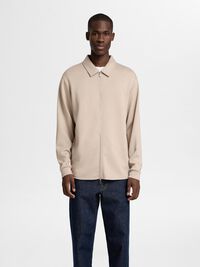 VISKOSEMIX STRICKJACKE, Pure Cashmere, highres