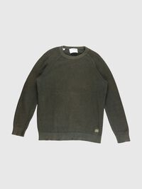 HEAVY TEXURED PULLOVER, Forest Night, highres