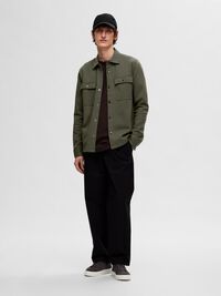 KLASSISCHES OVERSHIRT, Forest Night, highres
