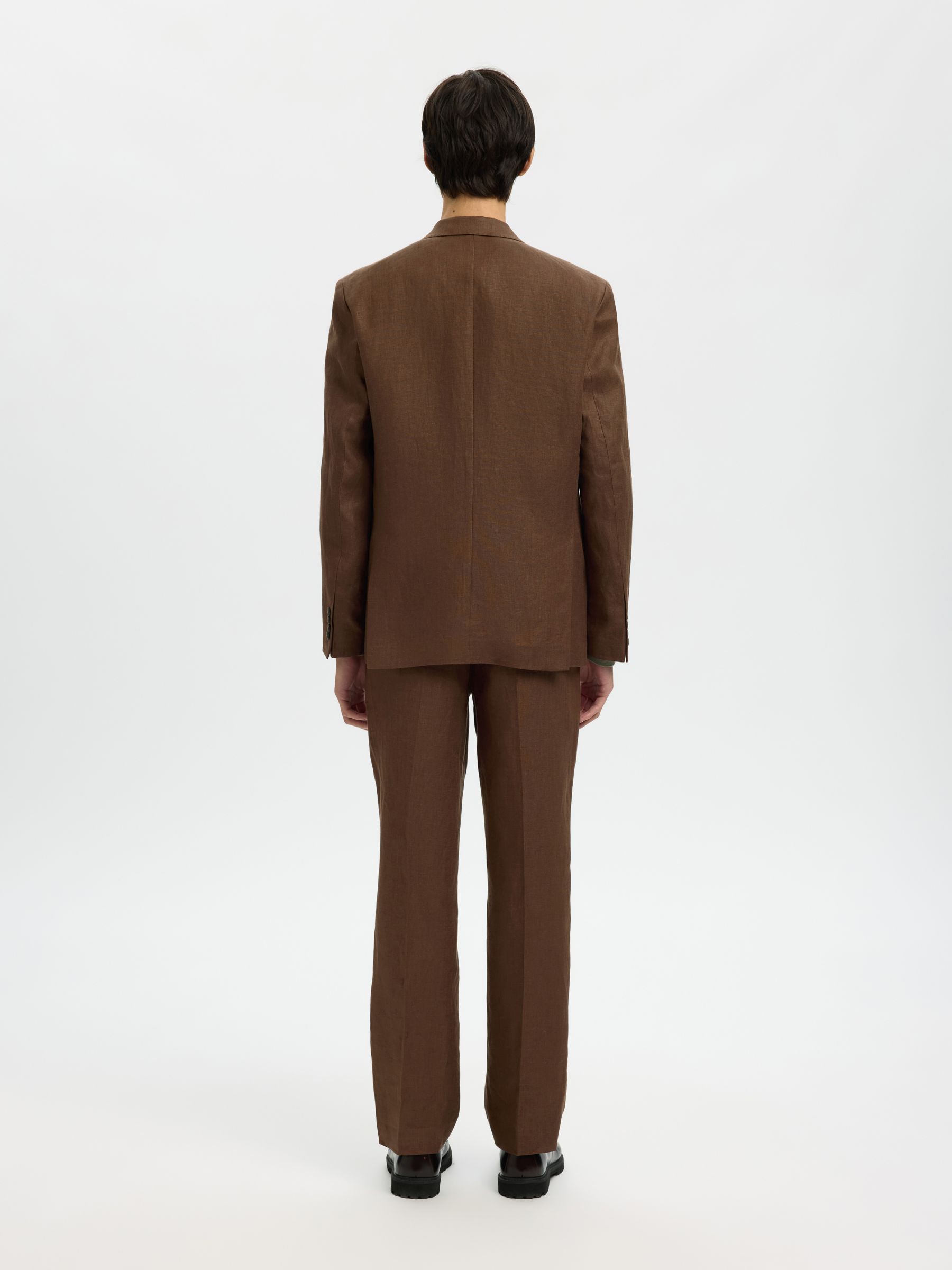 REGULAR FIT LINEN BLAZER, Delicioso, highres