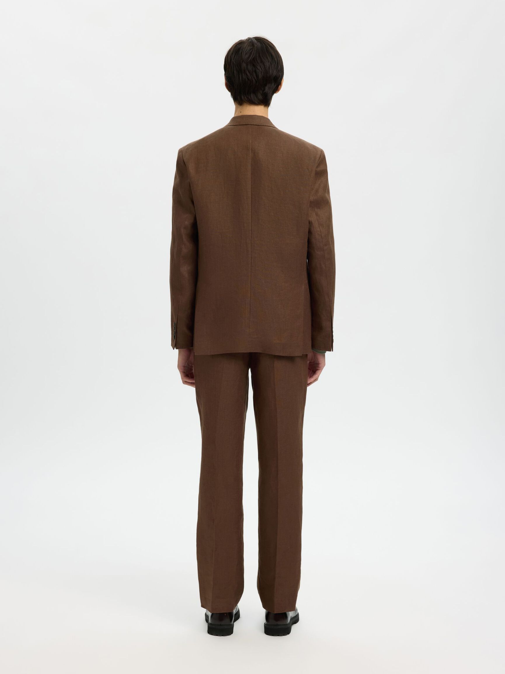 REGULAR FIT LINEN BLAZER, Delicioso, highres