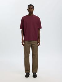 LOOSE FIT T-SHIRT, Tawny Port, highres