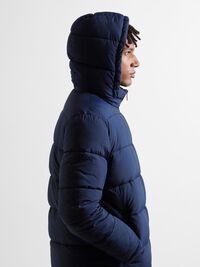 LONG PUFFER JACKET, Sky Captain, highres