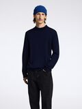 Selected 100% MERINOWOL TRUI MET KRAAG, Navy Blazer, highres - 16096253_NavyBlazer_003.jpg