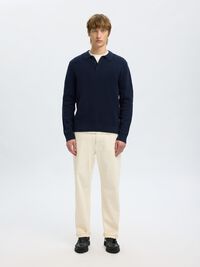 STRUKTURERET BOMULD POLO, Sky Captain, highres