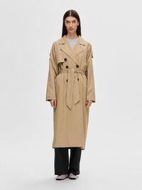 DUBBELKNÄPPT TRENCHCOAT, Cornstalk, highres