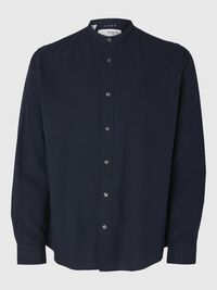 LONGSLEEVE LINNENMIX OVERHEMD, Sky Captain, highres