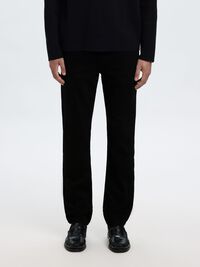 175 SLIM FIT JEANS, Black Denim, highres