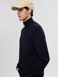 Selected ZIPPED HIGH NECK KNITTED CARDIGAN, Sky Captain, highres - 16096883_SkyCaptain_008.jpg