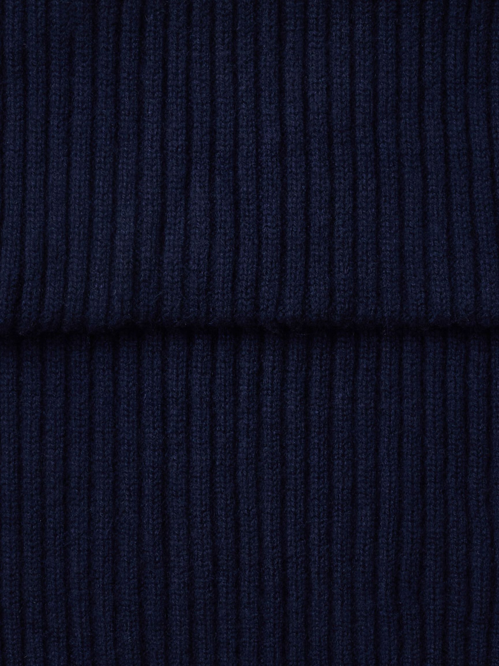CACHEMIRE MÉLANGÉ ÉCHARPE, Navy Blazer, highres