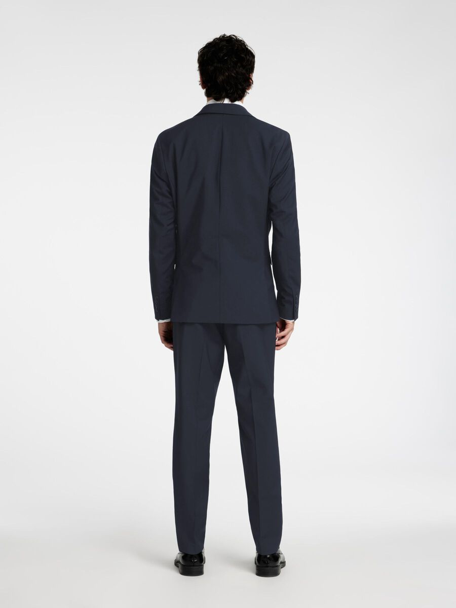 Selected SLIM FIT WOLMIX BLAZER, Sky Captain, highres - 16094334_SkyCaptain_004.jpg
