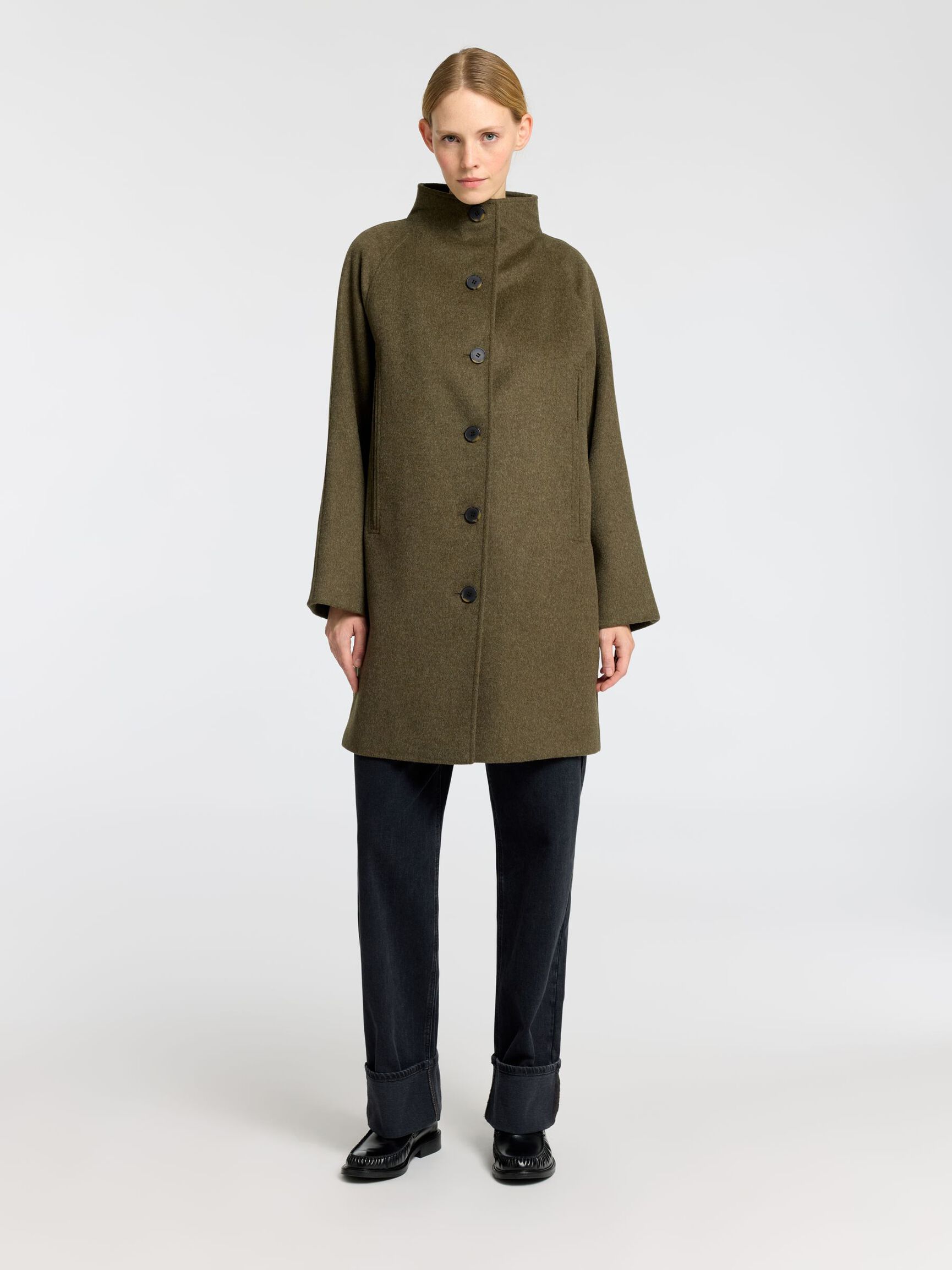 WOOL BLEND COAT, Kalamata, highres