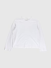 LONG-SLEEVED BOXY T-SHIRT, Bright White, highres