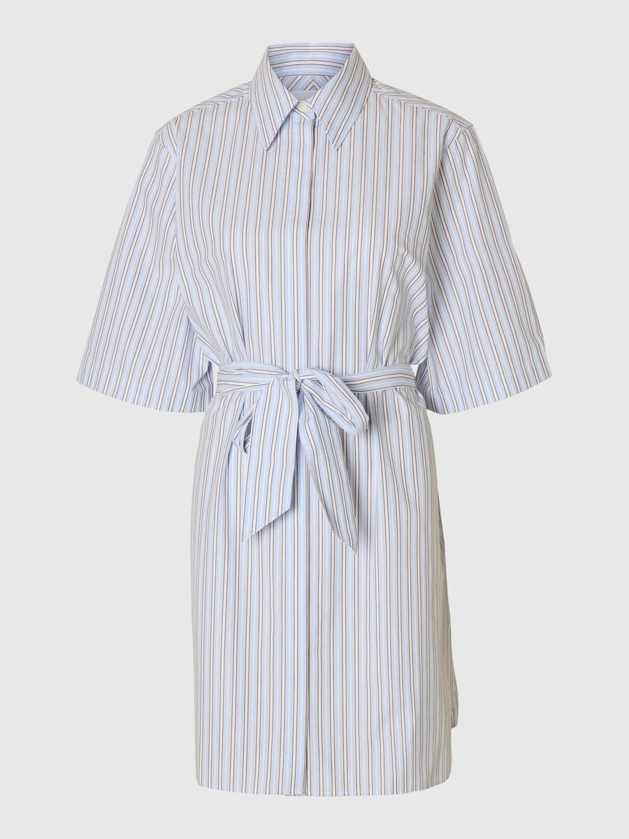 Selected COTTON SHIRT DRESS, Cashmere Blue, highres - 16097878_CashmereBlue_1185757_001.jpg
