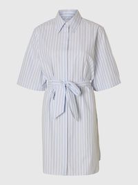 KATOENEN BLOUSEJURK, Cashmere Blue, highres
