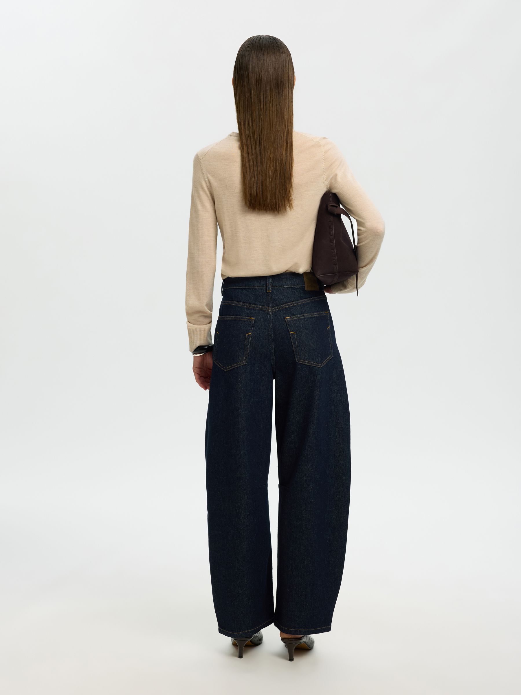 100% MERINO WOOL PULLOVER, Oatmeal, highres