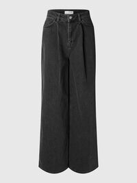 BUNDFALTEN WIDE FIT JEANS, Grey Denim, highres