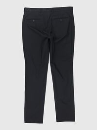 SLIM FIT TROUSERS, Black, highres