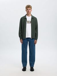 VISCOSE BLEND CARDIGAN, Deep Forest, highres